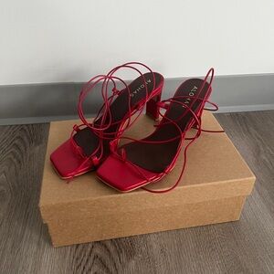 ALOHAS Bellini Strappy Red Sandals